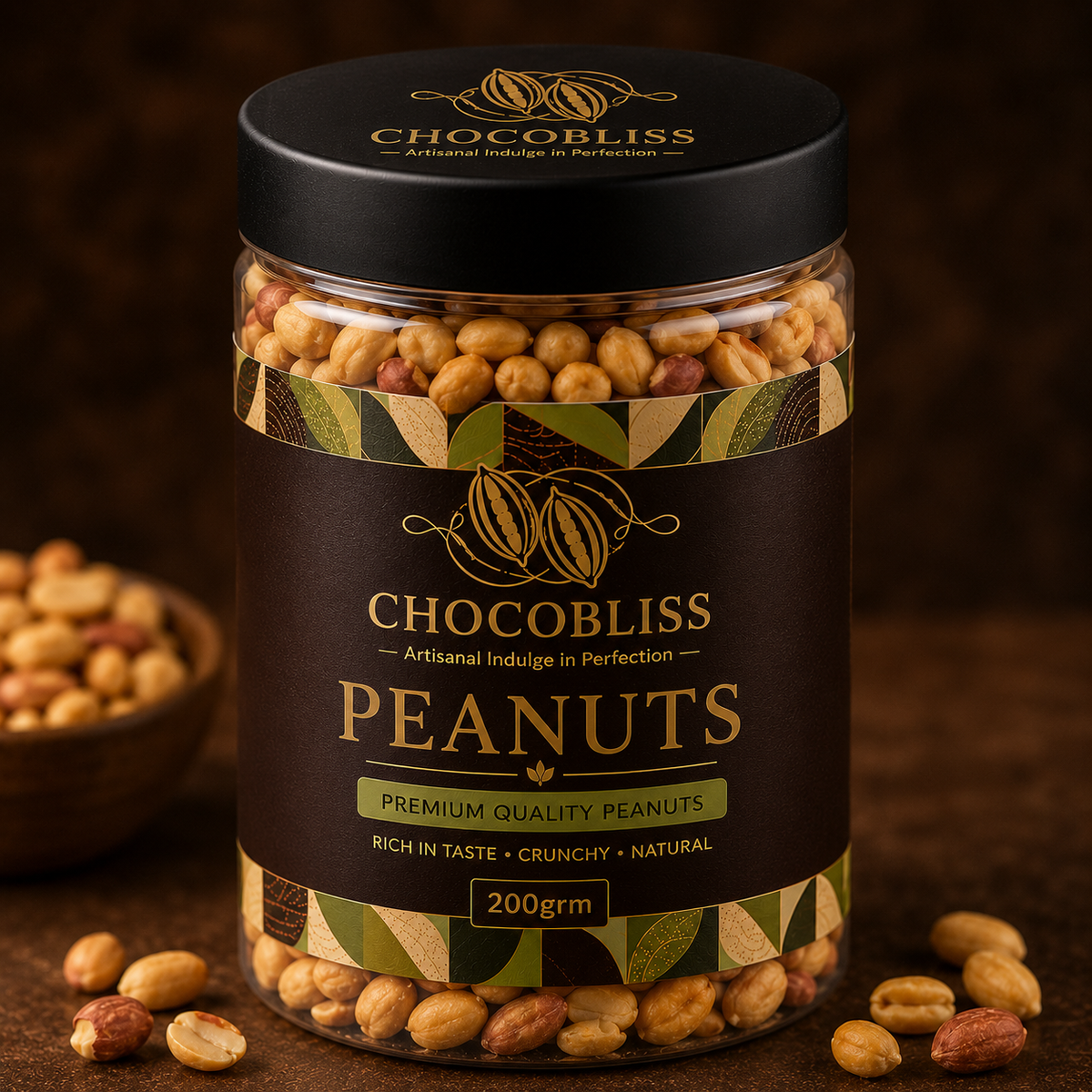 CHOCO BLISS PEANUTS PLAIN DRY FRUITS 200Grm