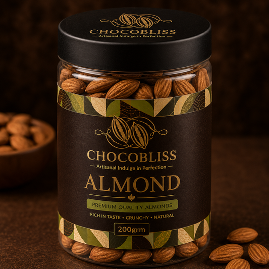 CHOCO BLISS AMERICAN ALMONDS DRY FRUITS 200Grm