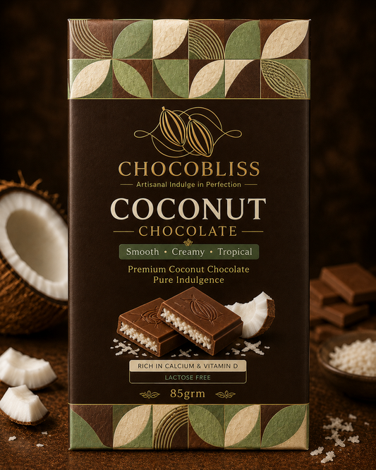 CHOCO BLISS COCONUT CHOCOLATE BAR 85Grm